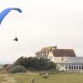 Flying over the Beachcomber Café, A Camper Van Odyssey: Oxford, Salisbury, New Forest and Barton-on-Sea - 19th June 2011