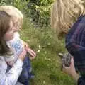 Grandma J shows Jenson to Fred, A Camper Van Odyssey: Charmouth, Plymouth, Dartmoor and Bath - 20th June 2011