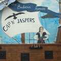 A mural of the late John Dudley on the Barbican, A Camper Van Odyssey: Charmouth, Plymouth, Dartmoor and Bath - 20th June 2011