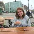 Fred and Isobel near Cap'n Jaspers, A Camper Van Odyssey: Charmouth, Plymouth, Dartmoor and Bath - 20th June 2011