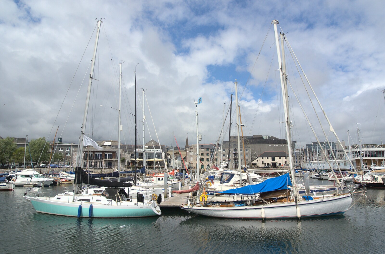 Yachts in Sutton Harbour from A Camper Van Odyssey: Charmouth, Plymouth, Dartmoor and Bath - 20th June 2011