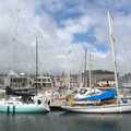 Yachts in Sutton Harbour, A Camper Van Odyssey: Charmouth, Plymouth, Dartmoor and Bath - 20th June 2011