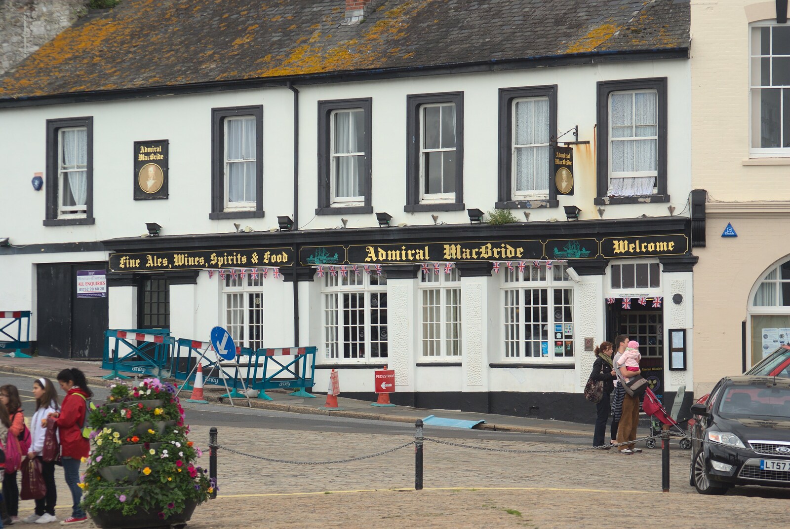 The Admiral MacBride pub from A Camper Van Odyssey: Charmouth, Plymouth, Dartmoor and Bath - 20th June 2011