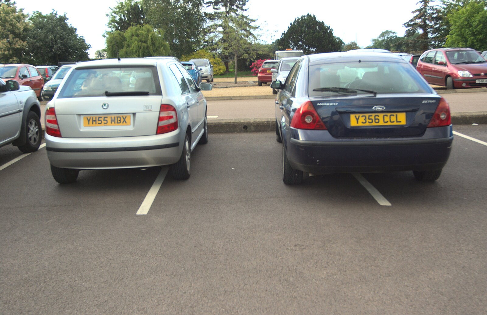 Double crap parking from A Few Hours at the Bressingham Steam Museum, Bressingham, Norfolk - 2nd July 2011