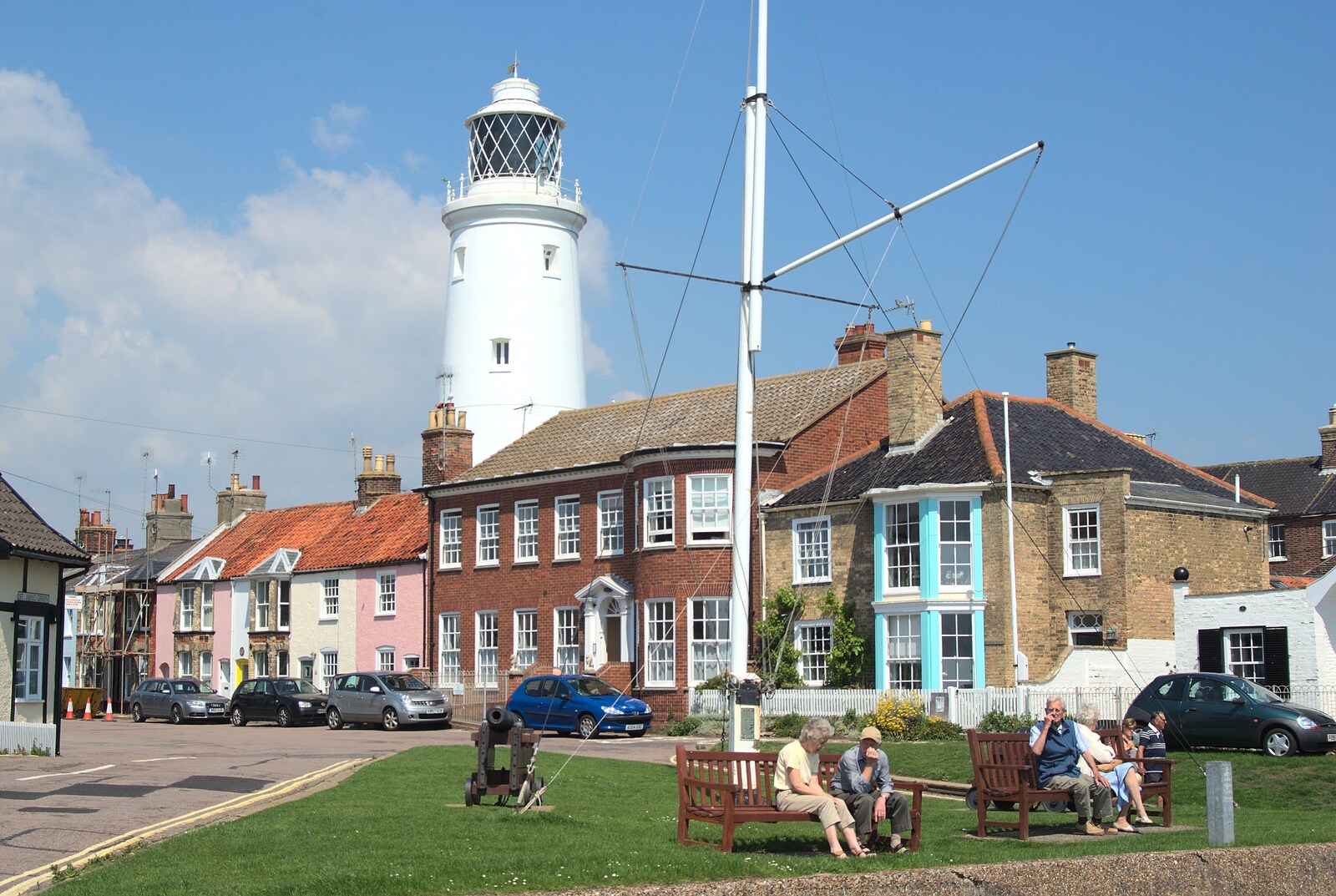 St. James's Green and the lighthouse from The First Anniversary, Southwold, Suffolk - 3rd July 2011