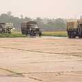 More trucks arrive, Clive's Military Vehicle Convoy, Brome Aerodrome, Suffolk - 16th July 2011