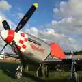 Marinell is covered up, Maurice's Mustang Hangar Dance, Hardwick Airfield, Norfolk - 16th July 2011