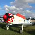 Maurice's Harvard trainer, Maurice's Mustang Hangar Dance, Hardwick Airfield, Norfolk - 16th July 2011