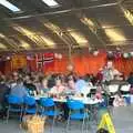 It's teatime inthe hangar, Maurice's Mustang Hangar Dance, Hardwick Airfield, Norfolk - 16th July 2011