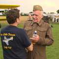 A John Laurie out of Dads' Army doppleganger, Maurice's Mustang Hangar Dance, Hardwick Airfield, Norfolk - 16th July 2011