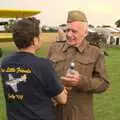 A John Laurie out of Dads' Army doppleganger, Maurice's Mustang Hangar Dance, Hardwick Airfield, Norfolk - 16th July 2011