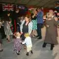 Isobel with Amelia and Fred, Maurice's Mustang Hangar Dance, Hardwick Airfield, Norfolk - 16th July 2011