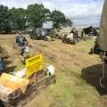 A 'no loitering' sign protects an ammo box, Maurice's Mustang Hangar Dance, Hardwick Airfield, Norfolk - 16th July 2011