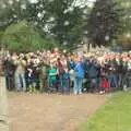 The view of the gathered crowds , Nosher Flies in a P-51D Mustang, Hardwick Airfield, Norfolk (and the Whole of Suffolk) - 17th July 2011