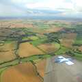 A view of the Norfolk/Suffolk borders, Nosher Flies in a P-51D Mustang, Hardwick Airfield, Norfolk (and the Whole of Suffolk) - 17th July 2011