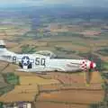 Another view of Marinell, Nosher Flies in a P-51D Mustang, Hardwick Airfield, Norfolk (and the Whole of Suffolk) - 17th July 2011