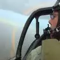 Dave looks out over the sea near Sizewell, Nosher Flies in a P-51D Mustang, Hardwick Airfield, Norfolk (and the Whole of Suffolk) - 17th July 2011