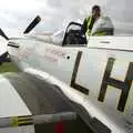 Back on the ground, Nosher Flies in a P-51D Mustang, Hardwick Airfield, Norfolk (and the Whole of Suffolk) - 17th July 2011