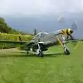 Janie starts up, Nosher Flies in a P-51D Mustang, Hardwick Airfield, Norfolk (and the Whole of Suffolk) - 17th July 2011