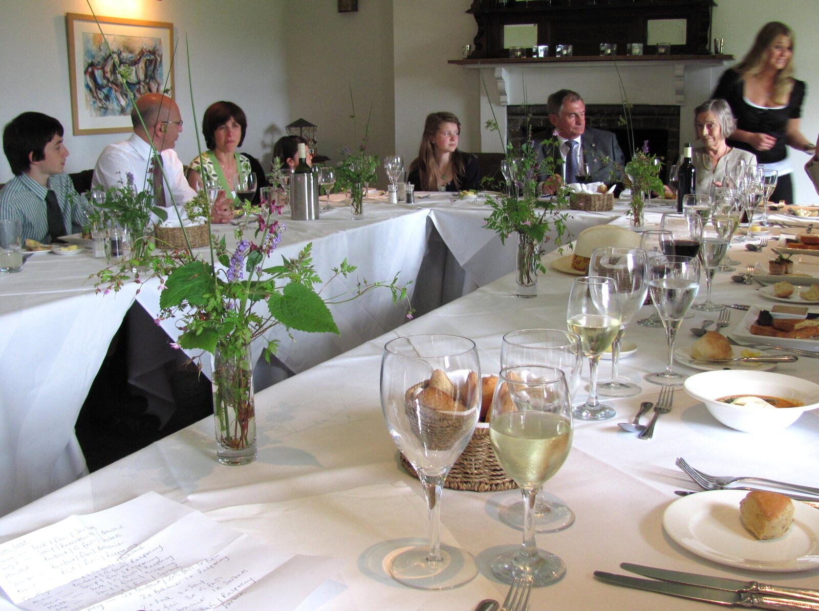 The lunch room from Mike's Memorial, Prince Hall Hotel, Two Bridges, Dartmoor - 12th July 2011