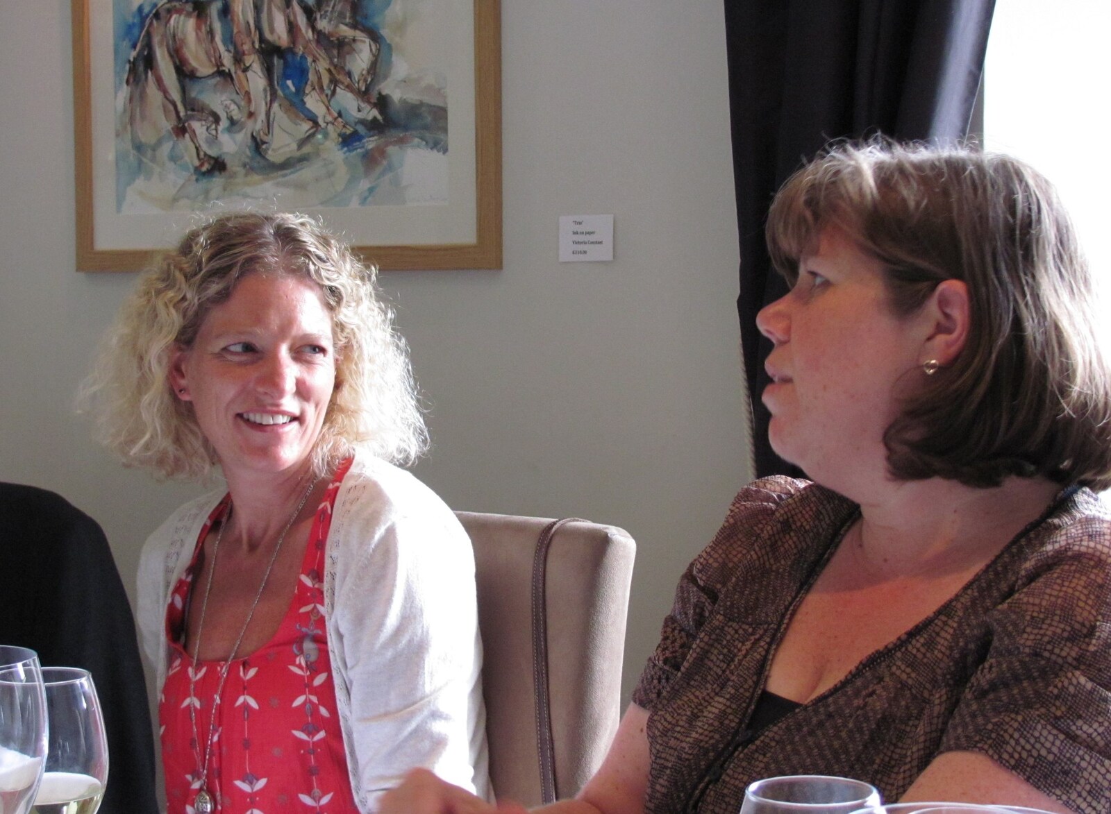 Kim and Sis from Mike's Memorial, Prince Hall Hotel, Two Bridges, Dartmoor - 12th July 2011