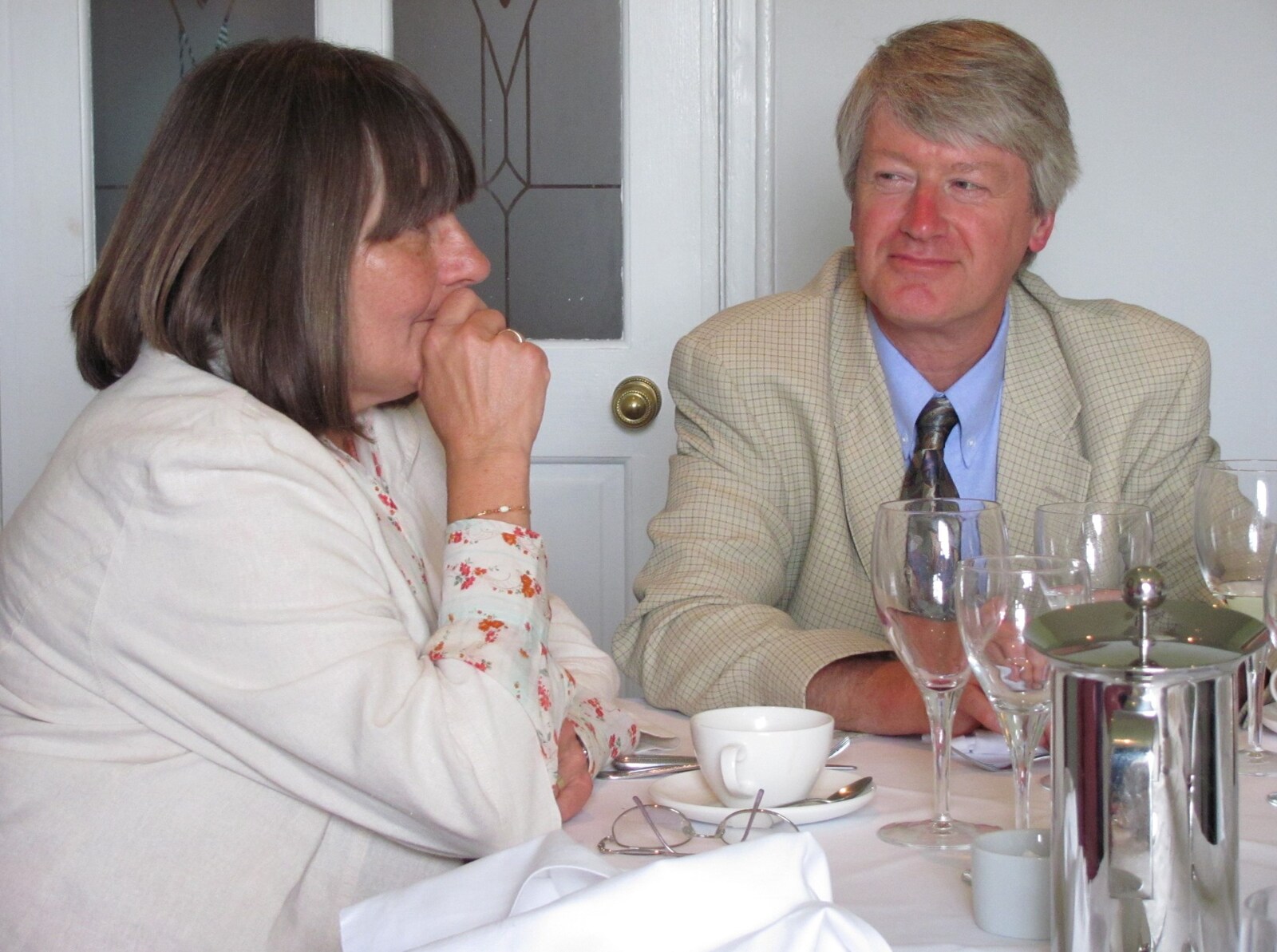 Caroline and Neil from Mike's Memorial, Prince Hall Hotel, Two Bridges, Dartmoor - 12th July 2011