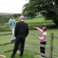 Out in the garden, Mike's Memorial, Prince Hall Hotel, Two Bridges, Dartmoor - 12th July 2011