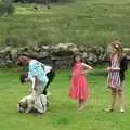 The dog eats the ball, Mike's Memorial, Prince Hall Hotel, Two Bridges, Dartmoor - 12th July 2011