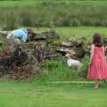 The football is lost in the undergrowth, Mike's Memorial, Prince Hall Hotel, Two Bridges, Dartmoor - 12th July 2011