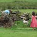 The football is lost in the undergrowth, Mike's Memorial, Prince Hall Hotel, Two Bridges, Dartmoor - 12th July 2011