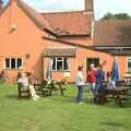 In the pub garden, Barbeque at the Swan Inn, Brome, Suffolk - 5th August 2011