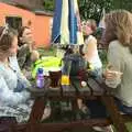 Isobel, Carmen, Suey and Martina, Barbeque at the Swan Inn, Brome, Suffolk - 5th August 2011