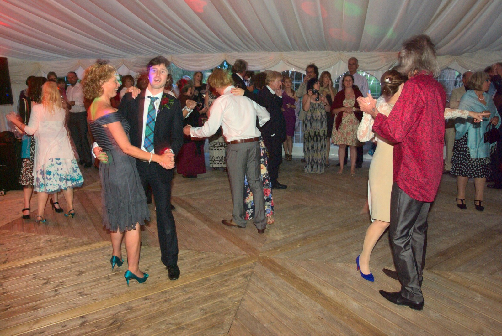 More dancing from Rob and Wilma's Wedding, Thornham and Thrandeston, Suffolk - 6th August 2011
