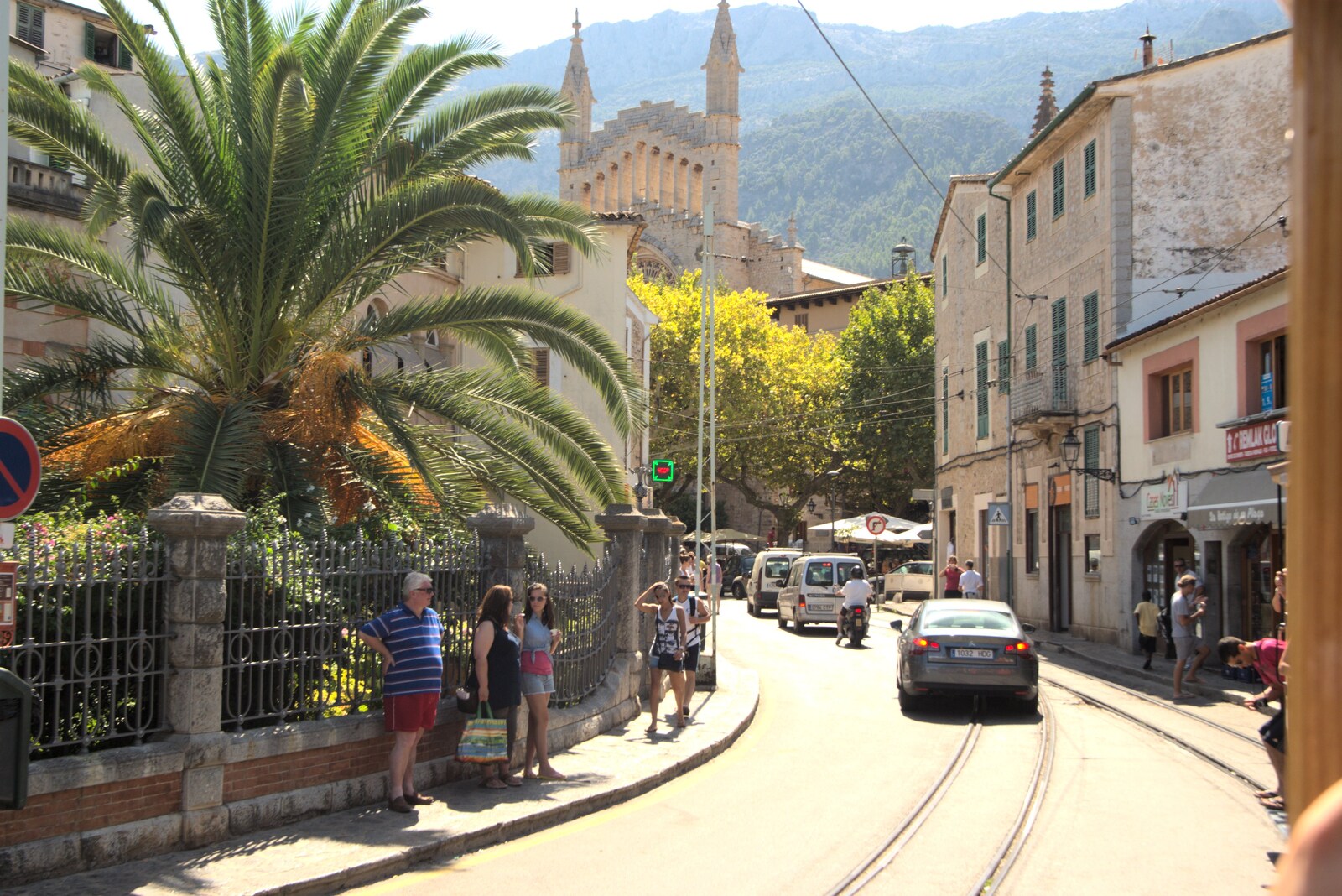 The view back to Sóller from A Tram Trip to Port Soller, Mallorca - 18th August 2011