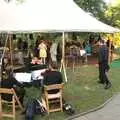 The string quartet has relocated, Phil and Tania's Wedding, Short Hills, New Jersey, USA - 20th August 2011