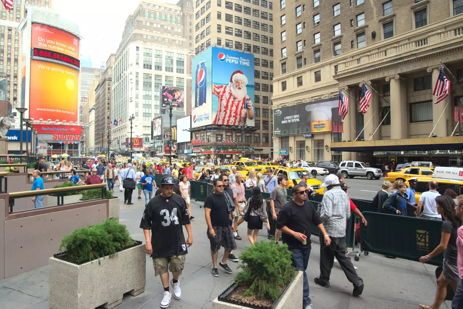 Outside Penn Station, near Macy's, from A Manhattan Hotdog, New York, USA - 21st August 2011