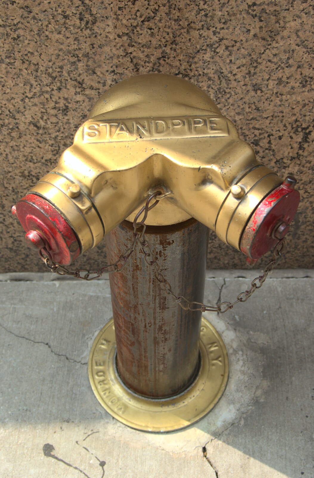 Shiny fire hydrant from A Manhattan Hotdog, New York, USA - 21st August 2011