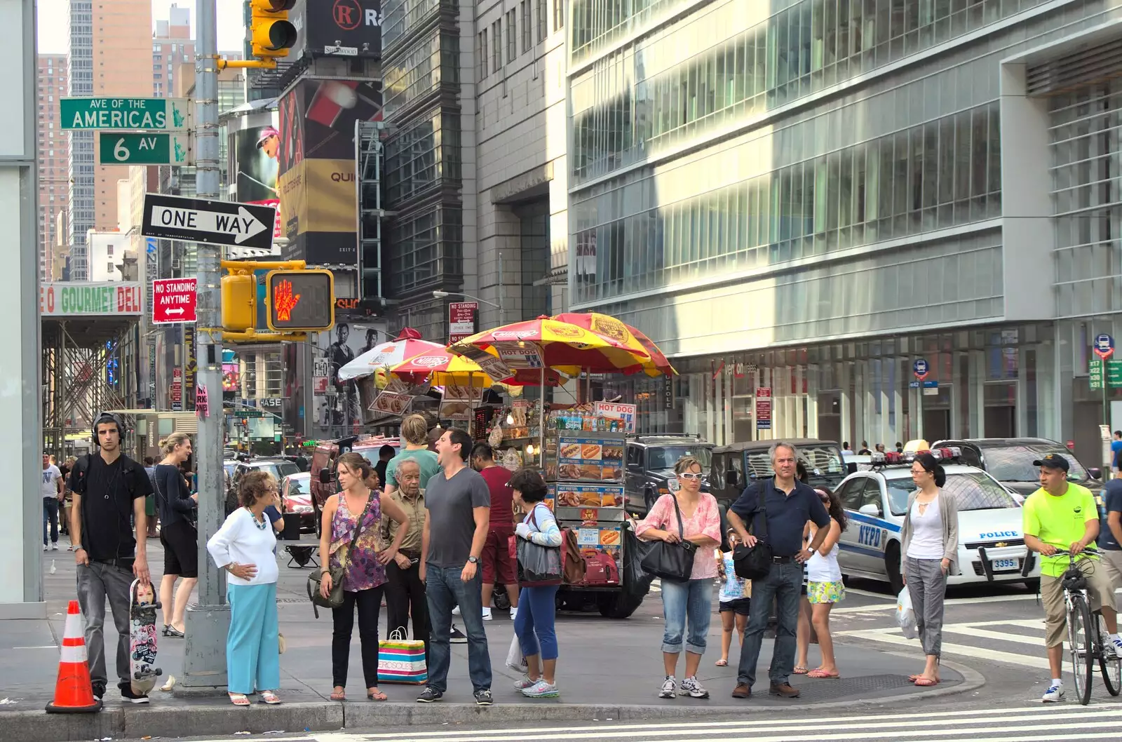 On the Avenue of the Americas, from A Manhattan Hotdog, New York, USA - 21st August 2011