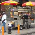 A hotdog stand near Times Square, A Manhattan Hotdog, New York, USA - 21st August 2011