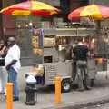 A hotdog stand near Times Square, A Manhattan Hotdog, New York, USA - 21st August 2011