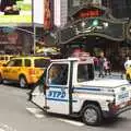 An NYPD 'golf cart' mills around, A Manhattan Hotdog, New York, USA - 21st August 2011