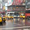 Rain lashes down, A Manhattan Hotdog, New York, USA - 21st August 2011