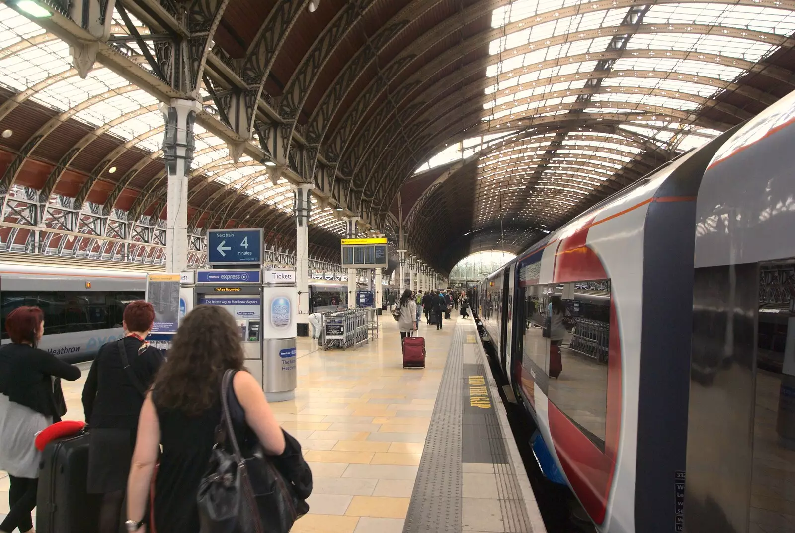 Back at Paddington Station, from A Manhattan Hotdog, New York, USA - 21st August 2011