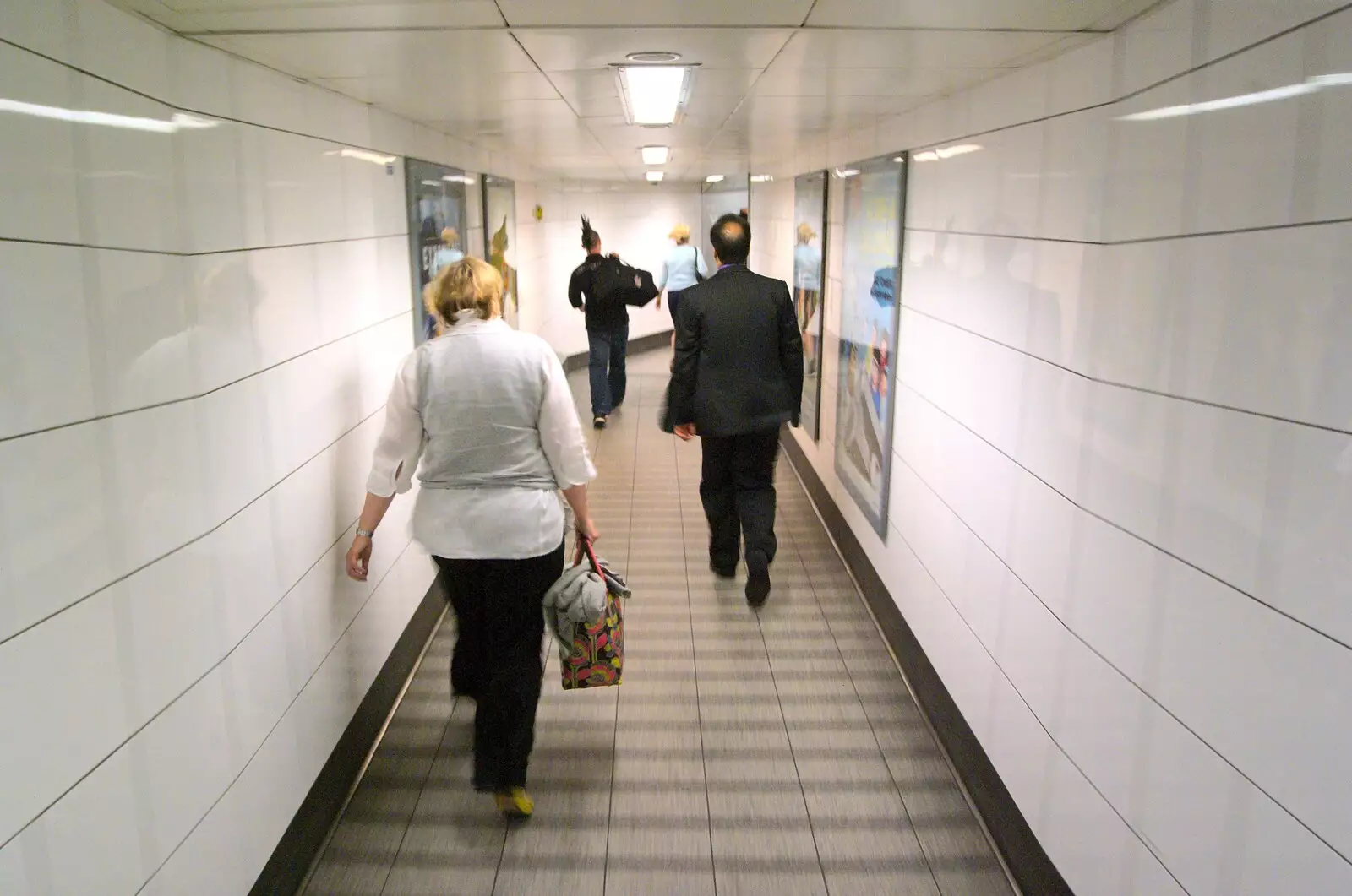 An underground passage, from A Manhattan Hotdog, New York, USA - 21st August 2011