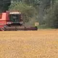 More combine action, Farmers' Market and Harvest Day, Diss and Brome, Norfolk and Suffolk - 10th September 2011