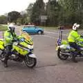 More of the rolling road block, The Tour of Britain, Brome, Suffolk - 17th September 2011