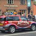 An Adnams-sponsored car drives by, The Tour of Britain, Brome, Suffolk - 17th September 2011
