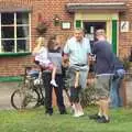 Isobel, Fred and the gang mill around , The Tour of Britain, Brome, Suffolk - 17th September 2011