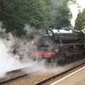 Stanier Class 5 loco 45305 gets its steam on, The 1940s Steam Train Weekend, Holt, Norfolk - 18th September 2011