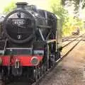 Stanier 45305 swaps ends, The 1940s Steam Train Weekend, Holt, Norfolk - 18th September 2011